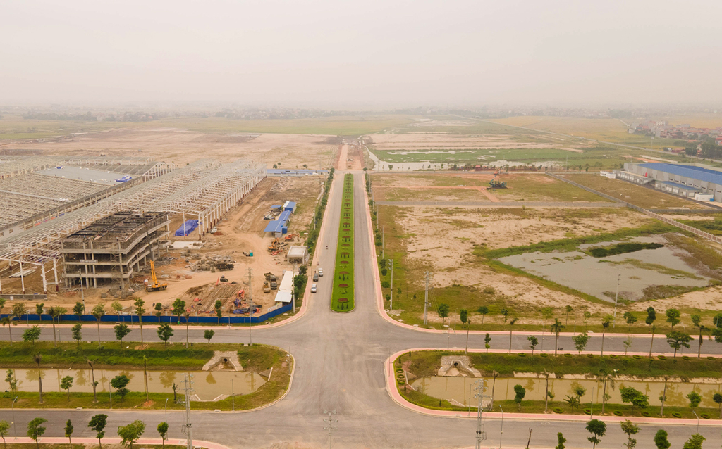 Bắc Giang: Đẩy nhanh tiến độ phóng mặt bằng, xây dựng hạ tầng khu công nghiệp Hòa Phú